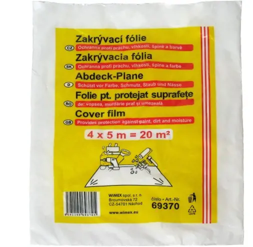 ZAKRYVACIA FOLIA 4x5m /HDPE/