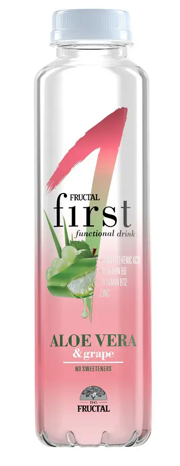 xVODA FIRST 0,5l -ALOE VERA GRAPE Z