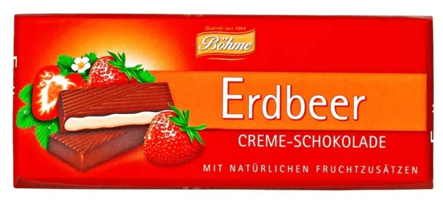 xCK COKOLADA BOHME 100g -JAHODA