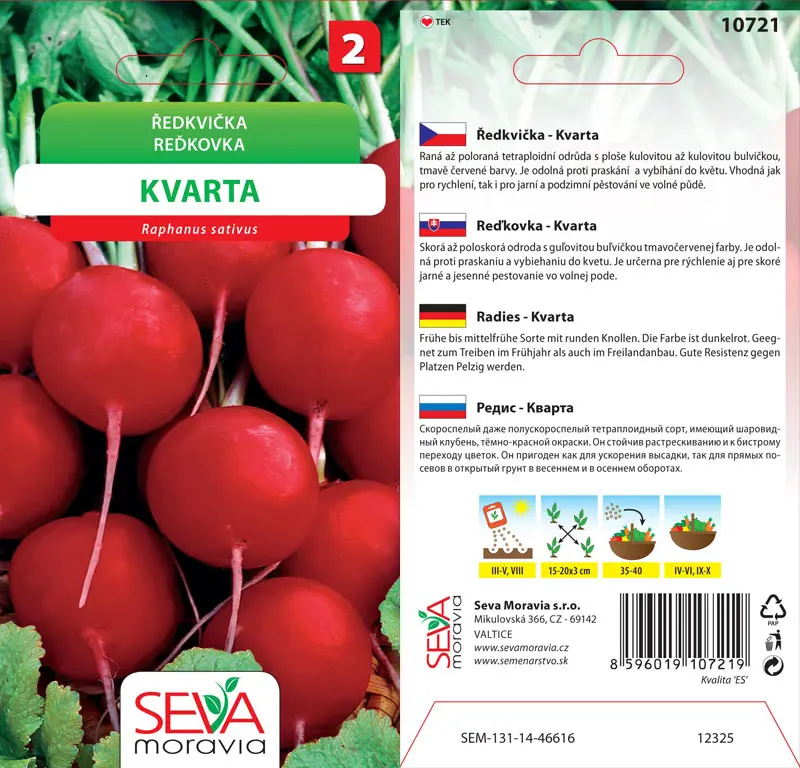 .REDKOVKA CERVENA -KVARTA 5g* M