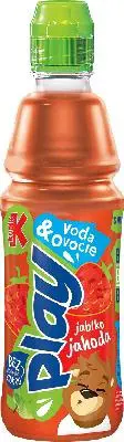 VODA KUBIK PLAY 0,4l -JAHODA/JABLKO Z