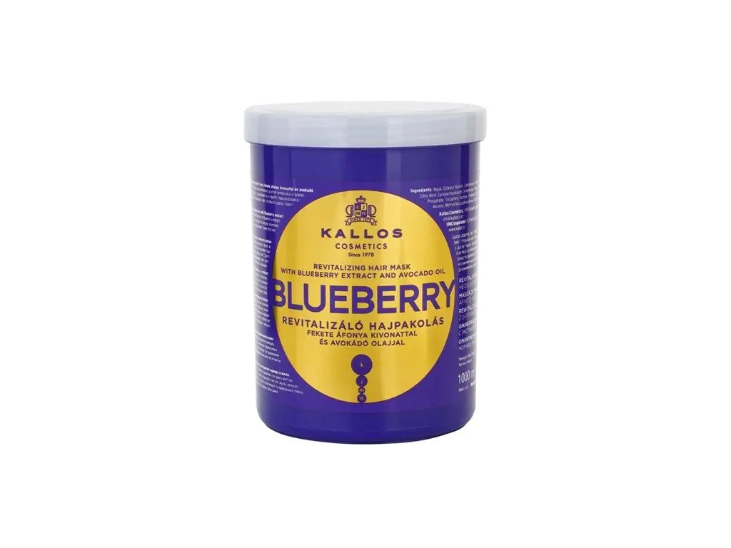 MASKA NA VLASY KALLOS 1l -BLUEBERRY
