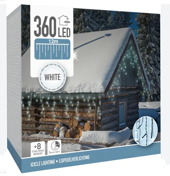VO -LED OSVETLENIE CENCUL 360ks -BIELA+CASOVAC