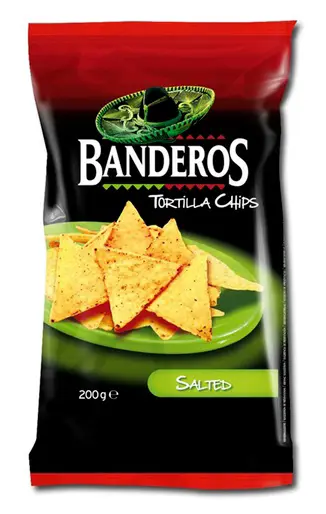 CHIPS TORTILLA BANDEROS 200g -SOL