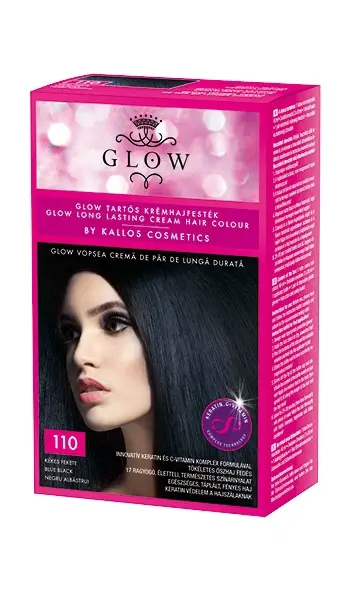 xFARBA KALLOS GLOW -110 MODRO CIERNA