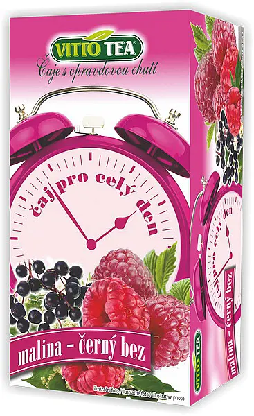 CAJ VITTO BUDIK 40g -MALINA + C.BAZA