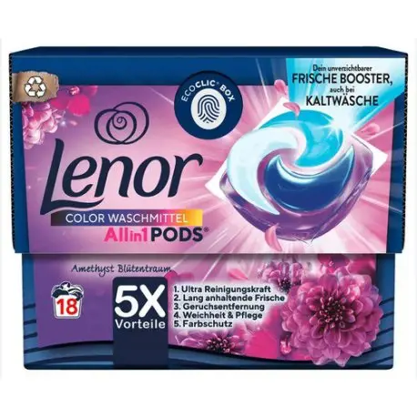 xPR.LENOR GEL.TABL. 18ks/18PD -AMETHYS FLORAL
