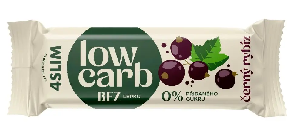 xCK TYCINKA 4SLIM  LOW CARB 35g -CIERNA RIBEZLA