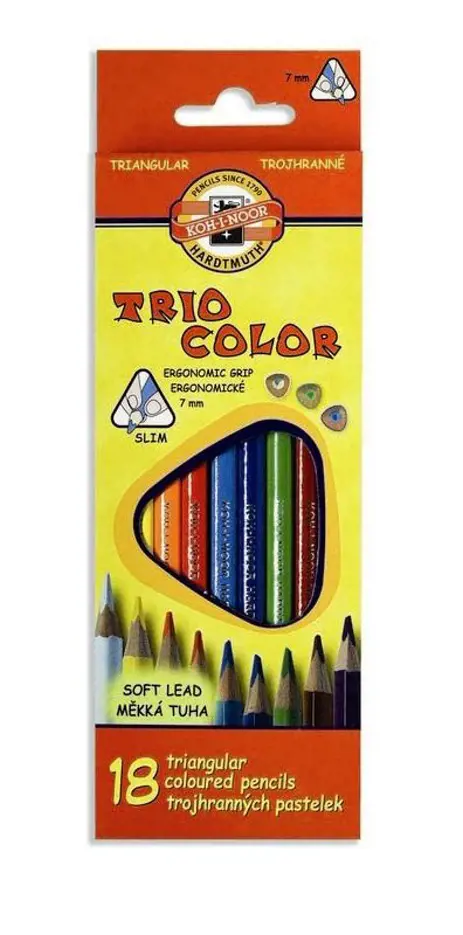 KOH-I-NOOR CERUZKY 3HR TROJHR. 18ks