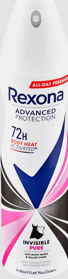 xDEO REXONA 150ml -W.ADV.INVISIBLE PU