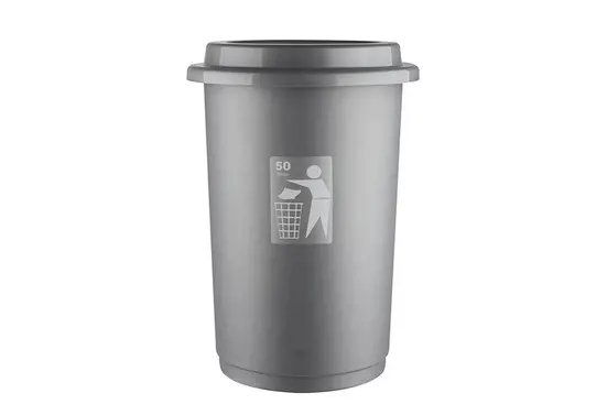 KOS ODPADKOVY ECO 50l -STRIEBORNY