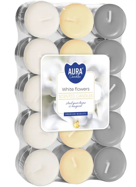 KAHANCE CAJ.VONAVE 30ks -WHITE FLOWERS