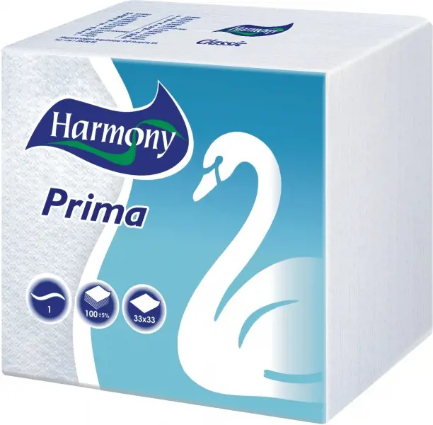 SERVITKY HARMONY 33x33cm 100ks BIELE
