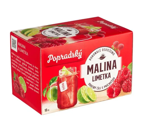 CAJ POPRADSKY 36g -MALINA+LIMET