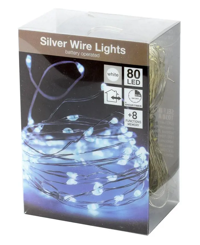 VO -LED OSVETLENIE  80ks -BIELA