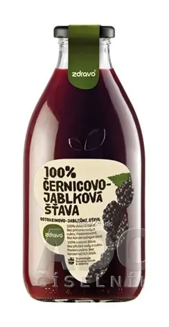 CK DZUS ZDRAVO 0,75l -JAB-CERNICA 100%