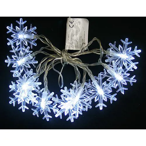 VO -LED OSVETLENIE -SNOWFLAKE 10LED