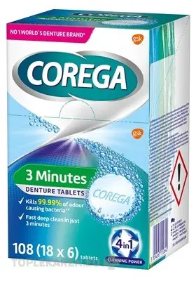 COREGA TABLETY 108ks -3 MINUTES