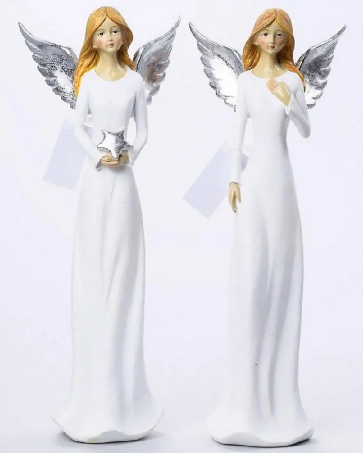 VO -ANJEL BIELY GLITTER 32cm