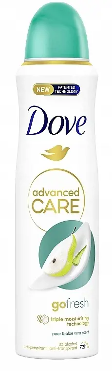 DEO DOVE 150ml -W.ADVANCE PEAR&ALOE