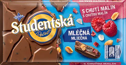 CK COKOLADA STUD.PECAT 170g -MLIECNA/MALINY