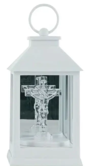KAHANEC LAMPAS LED KRIZ -BIELA