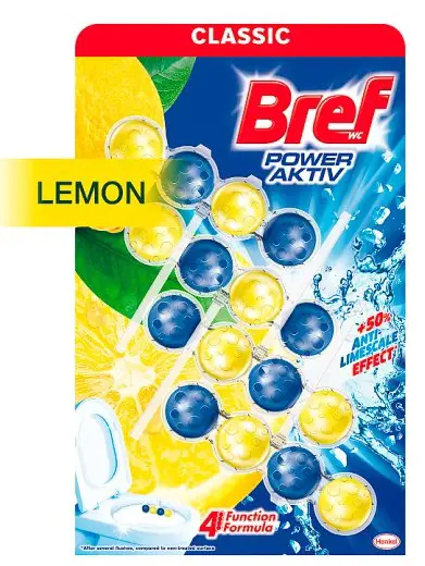 BREF POWER AKTIV 4x50g -LEMON