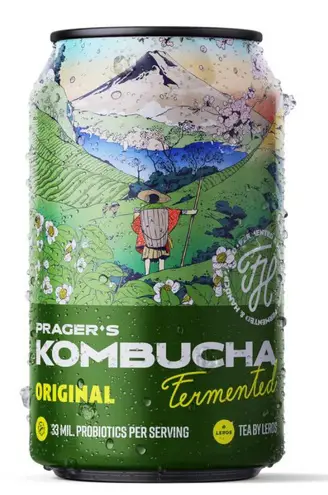 VODA KOMBUCHA PRAGERS 0,33l -ORIGINAL Z