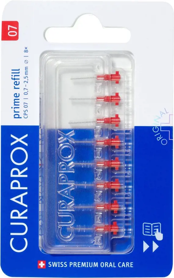 MEDZIZUBNA KEFKA 8ks 0,7mm -CURAPROX