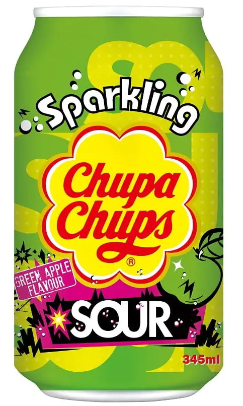 VODA CHUPA CHUPS 345ml -SOUR APPLE Z