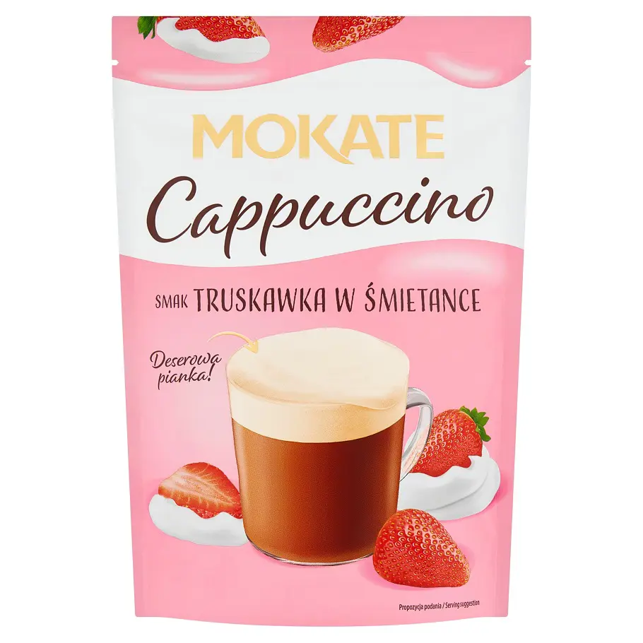 xCK CAPPUCCINO MOKATE 110g -JAHODA A SMOTANA