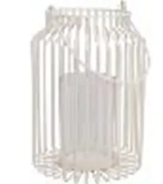 DEKOR.LUCERNA 20x20x29 -BIELA