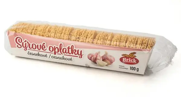 xCK OBLATKY BRICK SYROVE 100g -CESNAK