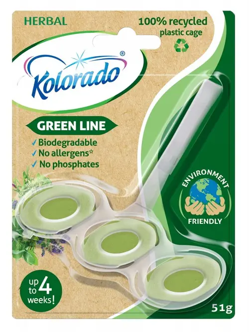 WC KOCKA KOLORADO+ KOSIK 51g -HERBAL GREEN LINE
