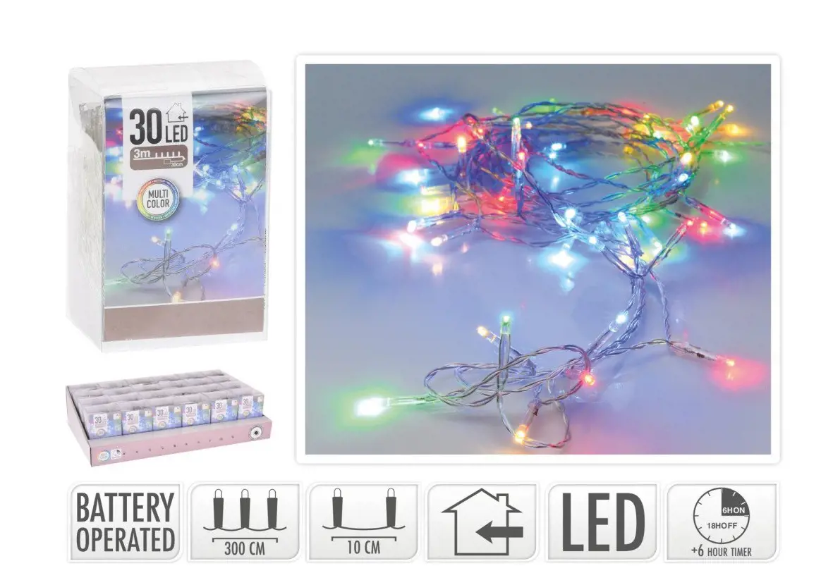 VO -LED OSVETLENIE  30ks -FAREBNE+CA