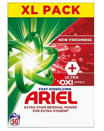 xPR.ARIEL  50PD/3,25kg -ULTRA OXI BOX