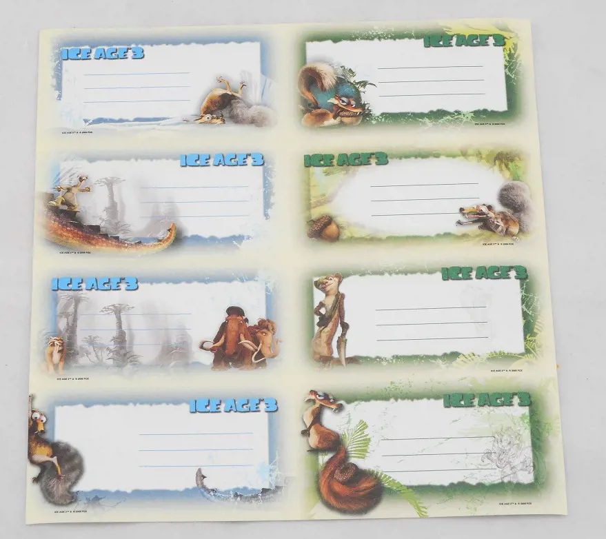 H-S-STITKY NA ZOSIT 8KS -ICE AGE 3