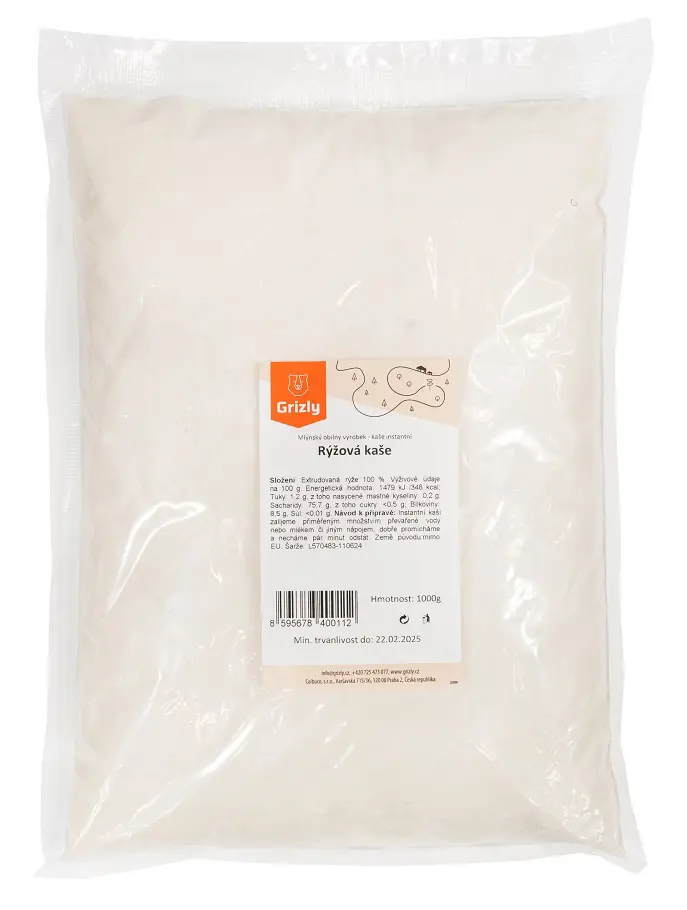 CK GRIZLY KASA RYZOVA 1kg 100%