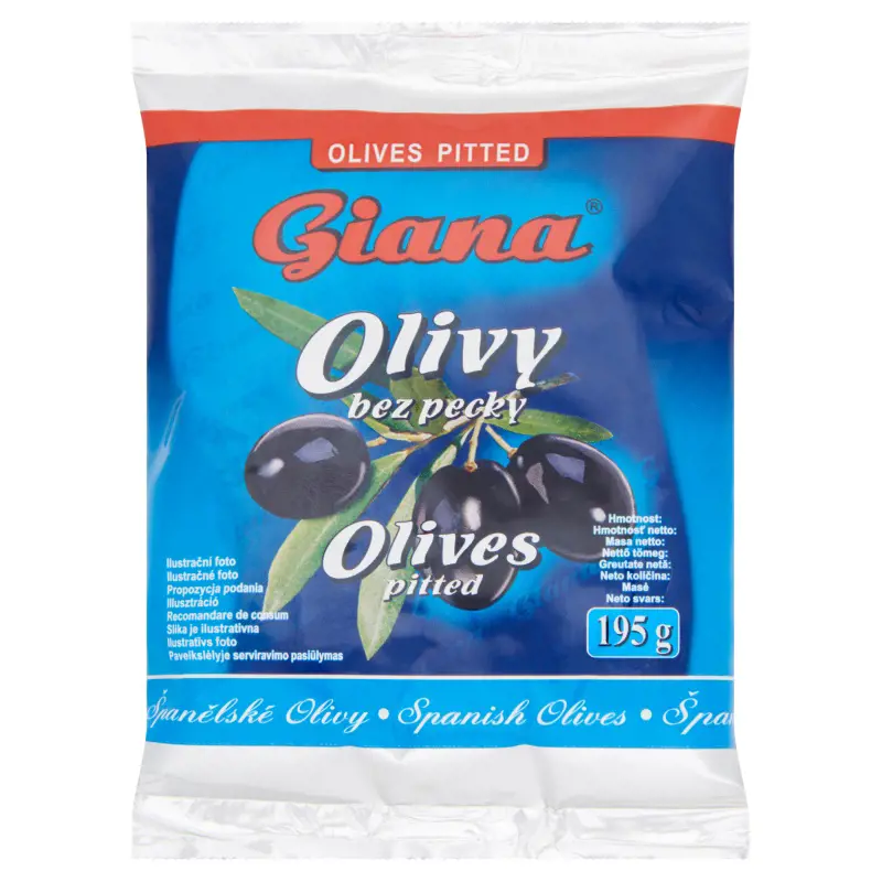 GIANA OLIVY CIERNE BEZ KOSTKY 180g