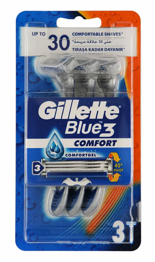 GILLETTE JEDN.ZIL.BLUE III 3ks -COMFORT
