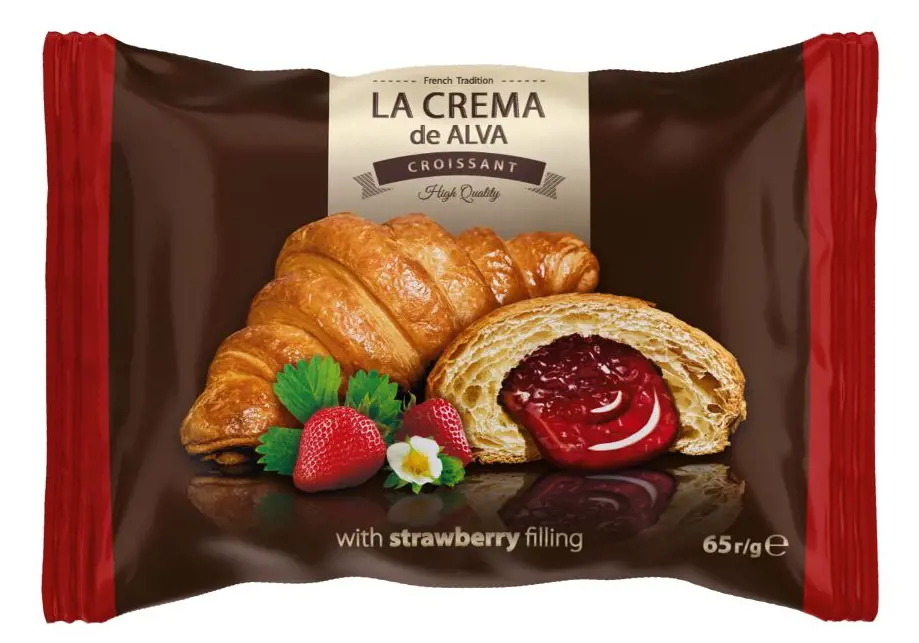 xCK CROISSANT LA CREMA 65g -JAHODOVY