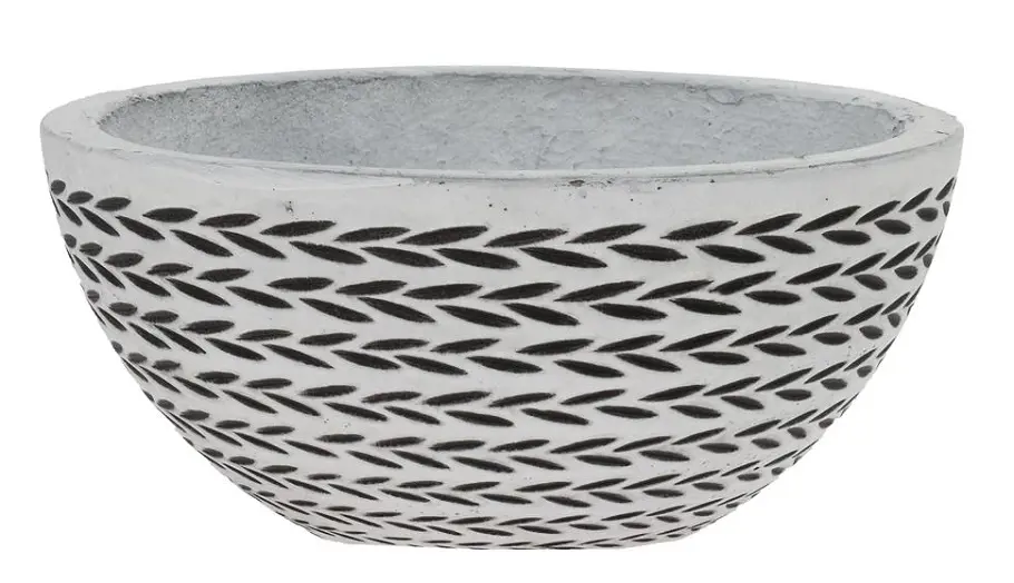 ,KVETINAC EVE 27x11cm -BIELA