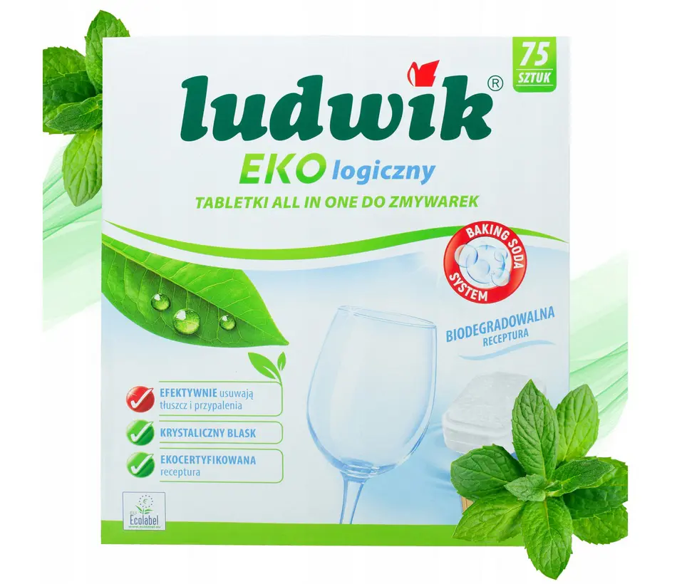 LUDWIK TABL.DO UMYVACKY 75ks -ALL IN 1 EKOLOGICKE
