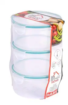 xDOZA NA POTRAVINY 3x800ml OKRUHLE