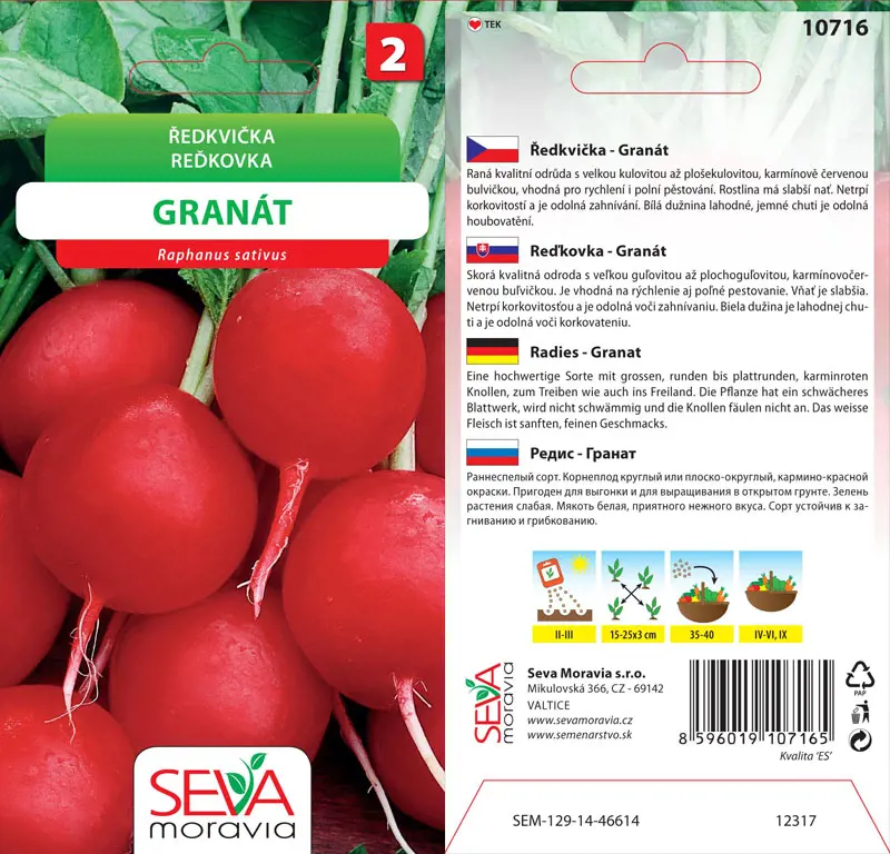.REDKOVKA CERVENA -GRANAT 5g* M