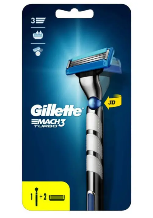 GILLETTE NH-MACH3 TURBO -2ks 3D STROJCEK