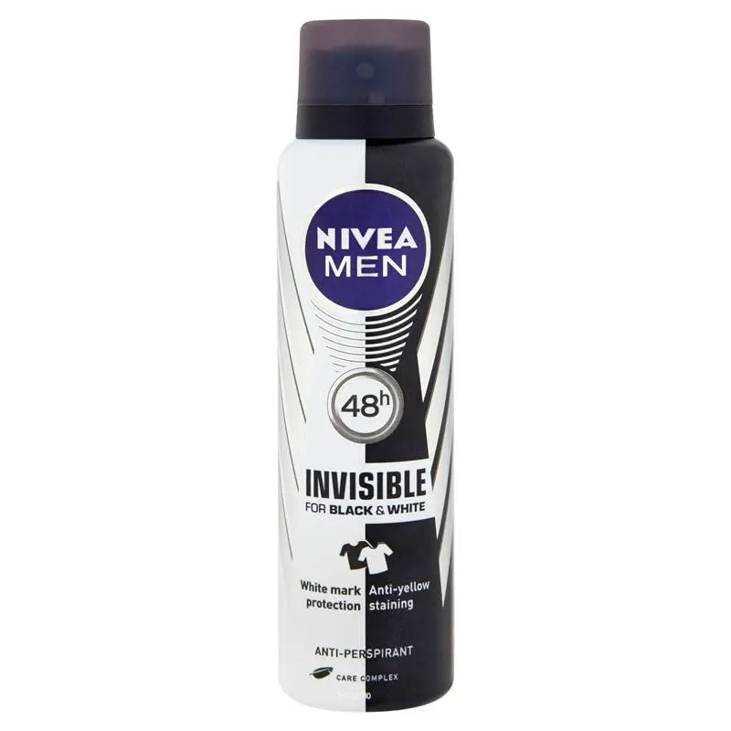 DEO NIVEA 150ml -FM INVISIBLE B&W FR