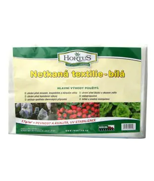 TEXTILIA NETKANA BIELA 3,2x 5m 17g/m