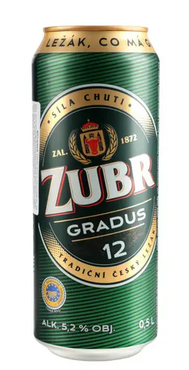 CK PIVO ZUBR GRADUS 0,5l -PLECH Z