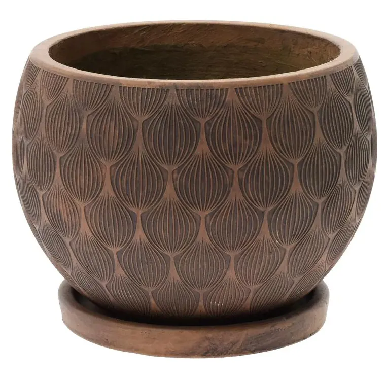 ,KVETINAC+MISKA GULA JILL 40x26cm -H